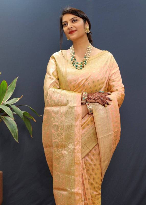 Pure silk handloom saree with Pure Jari weaving work 