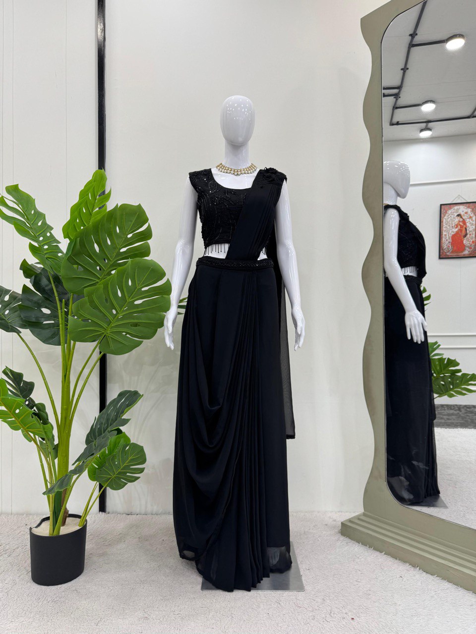 Ready-to-Wear Dhoti Style Set